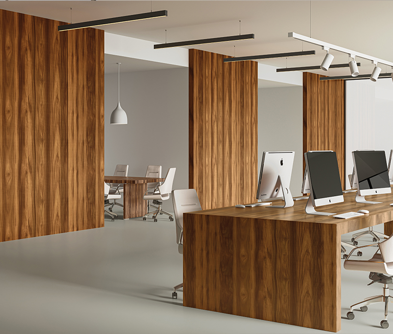 Cedar Decor High Pressure Compact (HPC) panel for exterior cladding and washroom cubicles